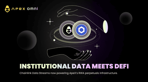 ApeX Protocol Integrates Chainlink Data Streams for RWA Perpetuals Across Five Chains